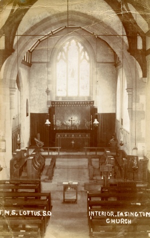 Interior, Easington Church