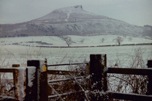 Roseberry Under Snow